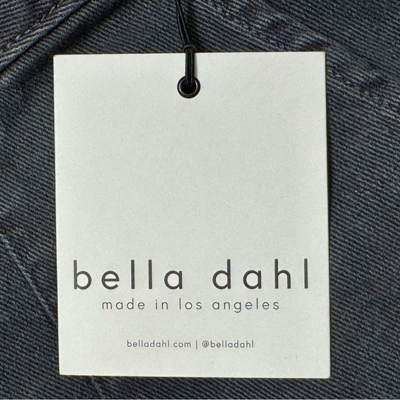 Bella Dahl NWT SZ 26 Sutton Rolled Patch Pant in Grey - Picture 3 of 8